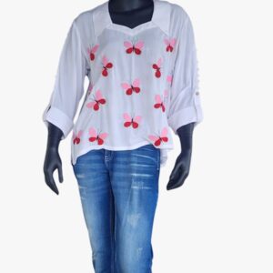 Pink and Red all over Butterflies