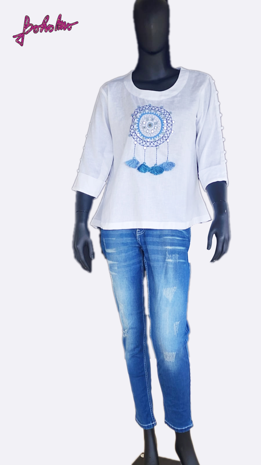 White top with blue dreamcatcher_1